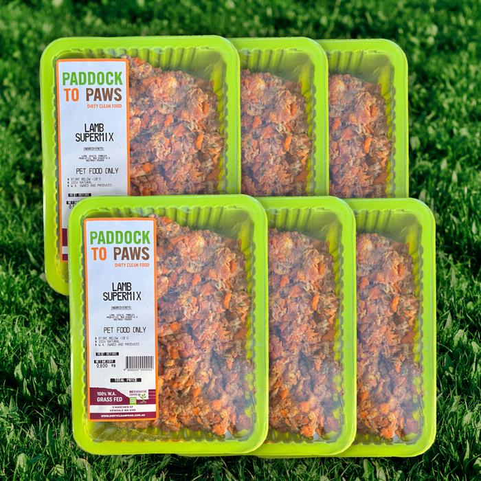 Lamb Supermix Raw Pet Food - Value Pack x 6