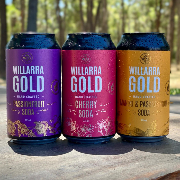 Willarra Gold Mango & Passionfruit Soda - 375ml