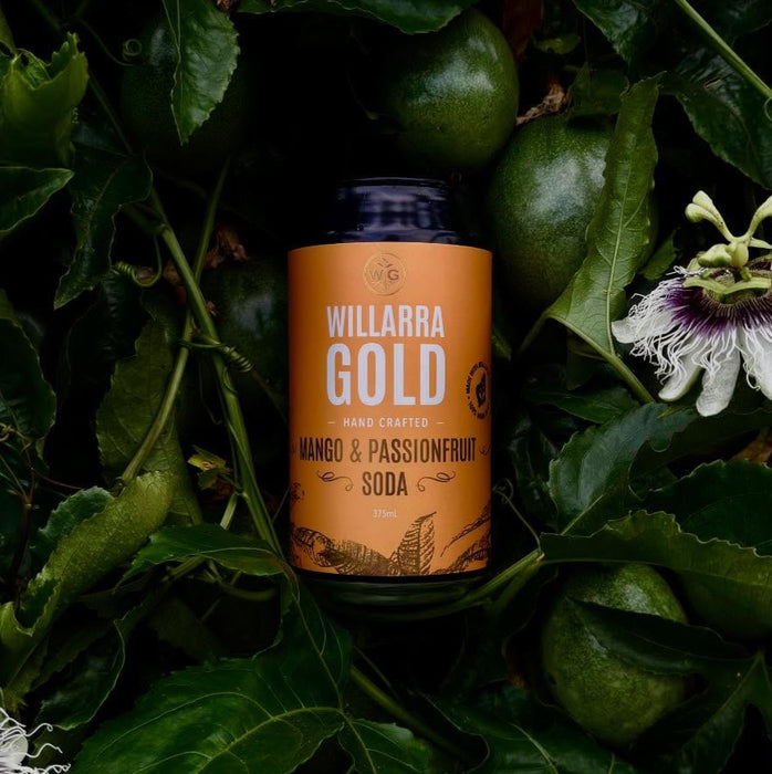 Willarra Gold Mango & Passionfruit Soda - 375ml