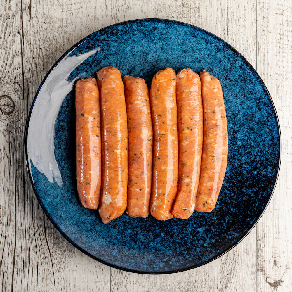 Herb & Garlic Chicken Sausages ~580g- on special